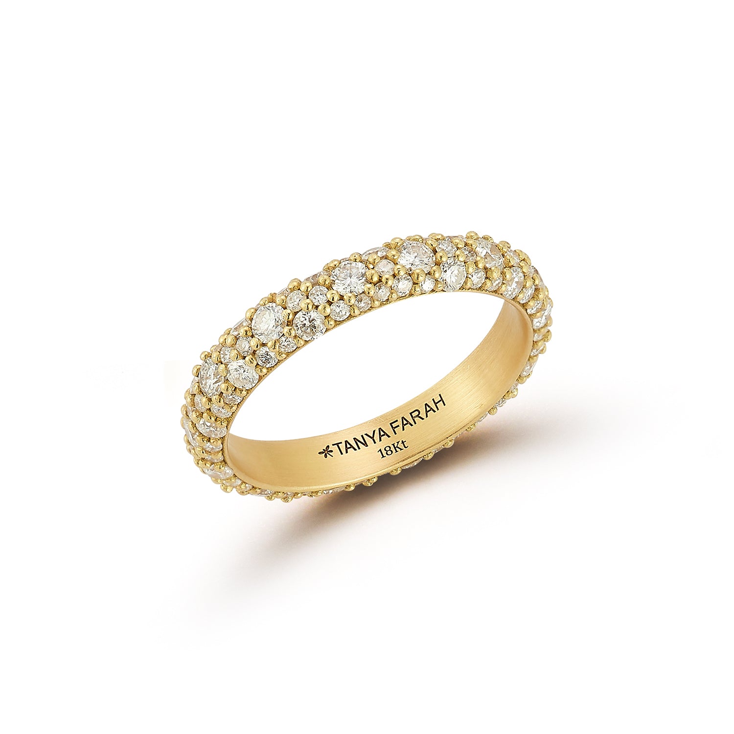 Small Diamond Dome Ring