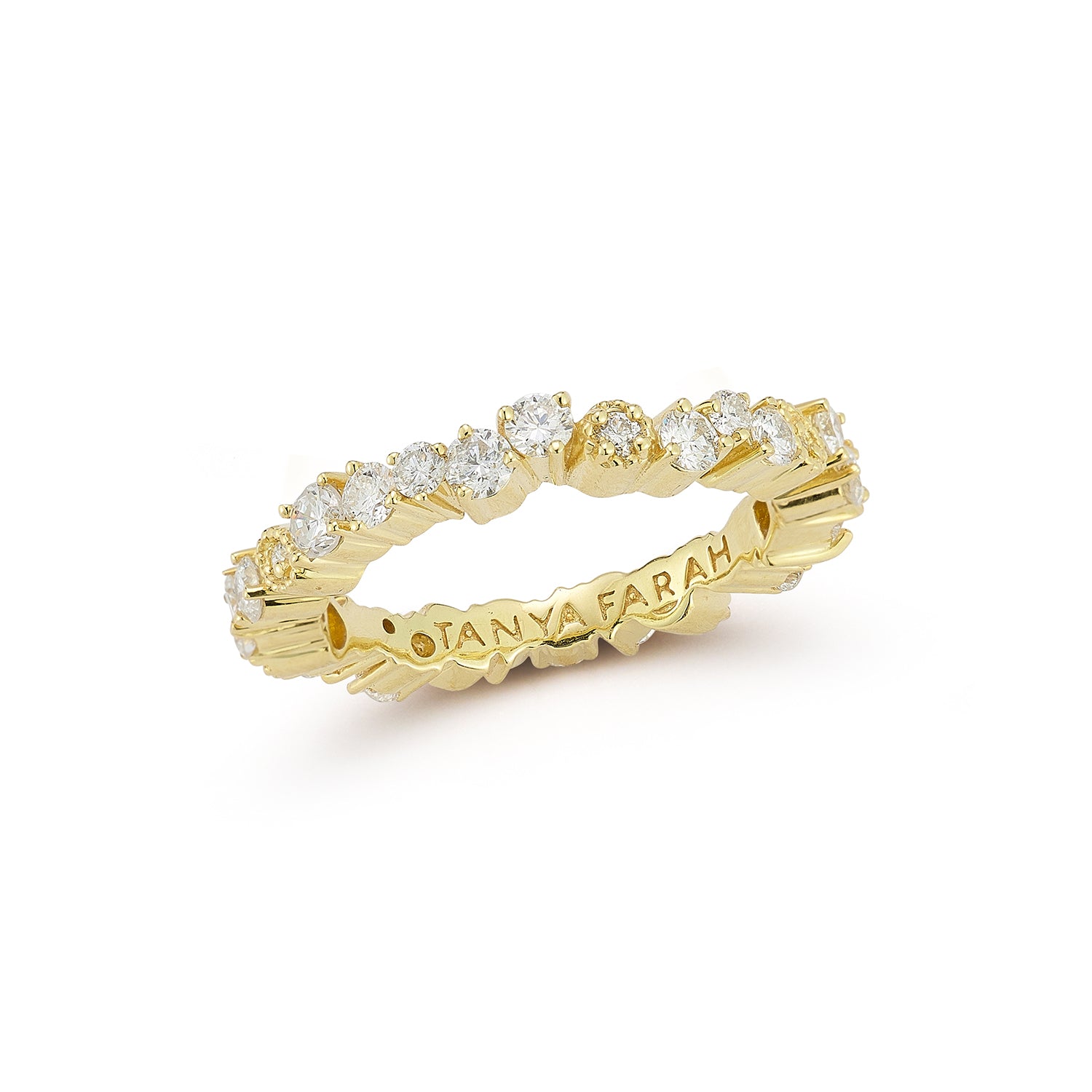 Confetti Diamond Stack Ring