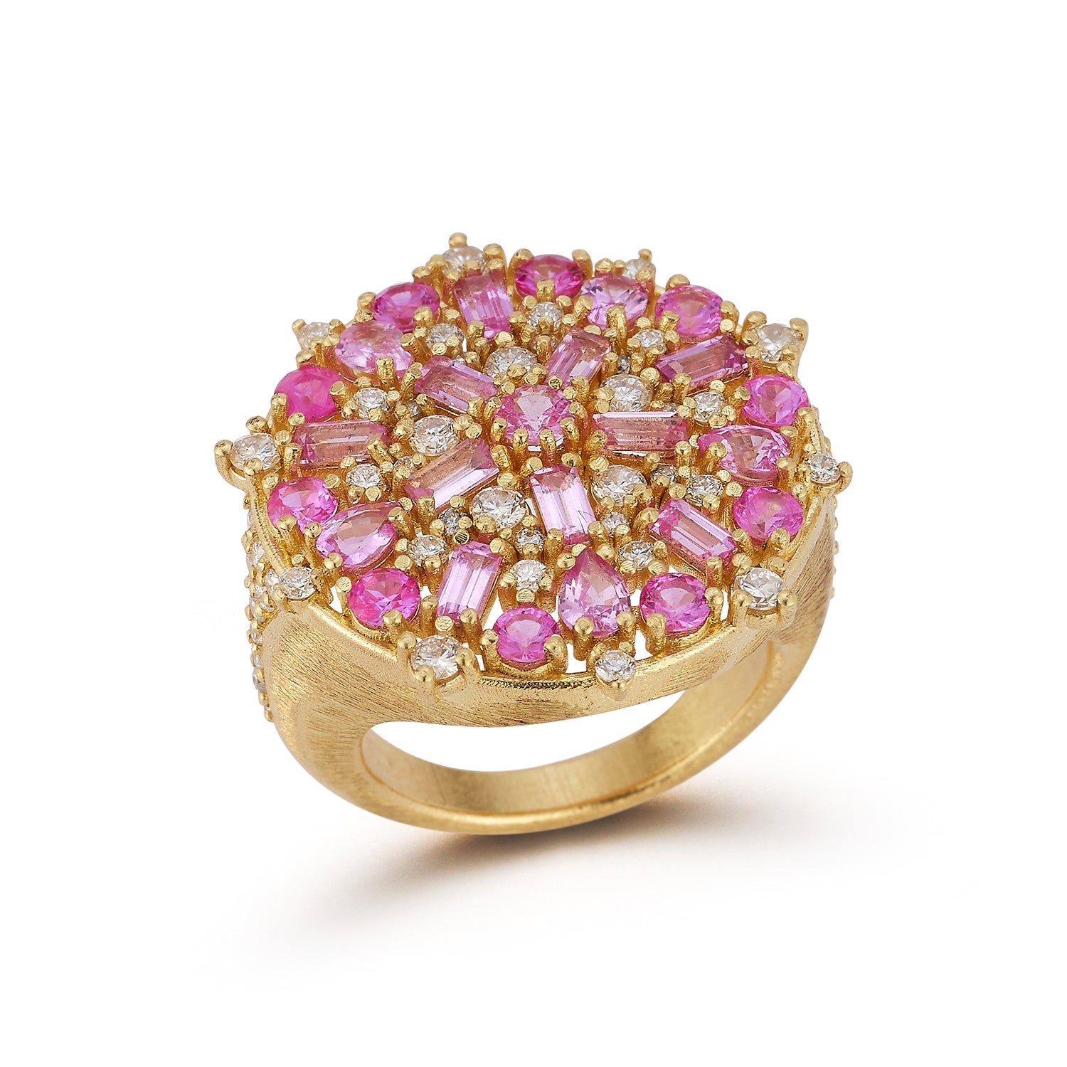 Medium Arabian Nights Ring with Pink Sapphires & Diamonds