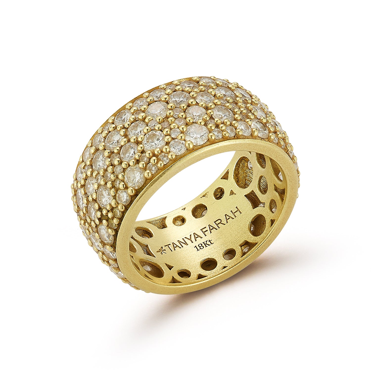 Large Diamond Dome Ring