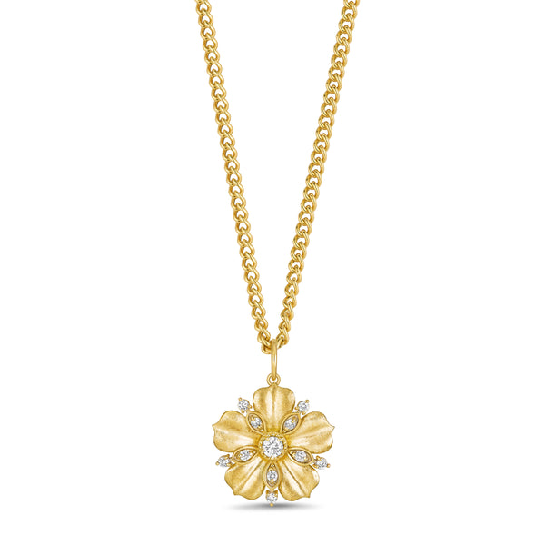 Diamond Flower & Leaf Wrap Bracelet – Tanya Farah