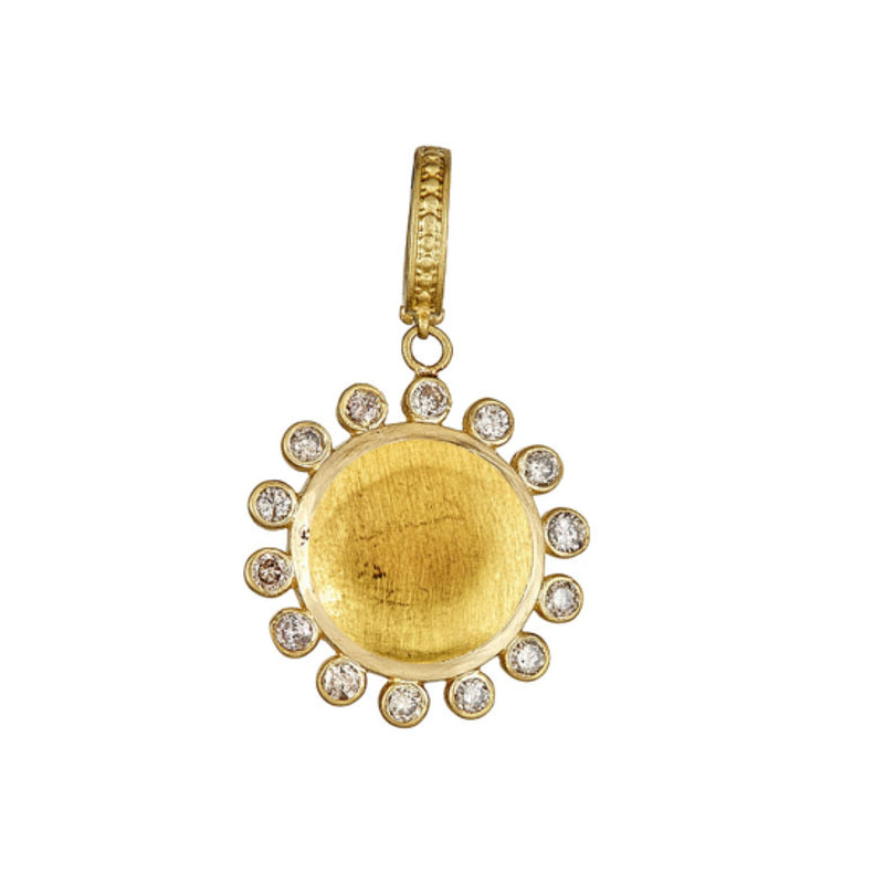 Tanya Farah Fine Jewelry | Gold Diamond Sunburst Enhancer