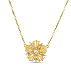 Gold Small Flower Necklace